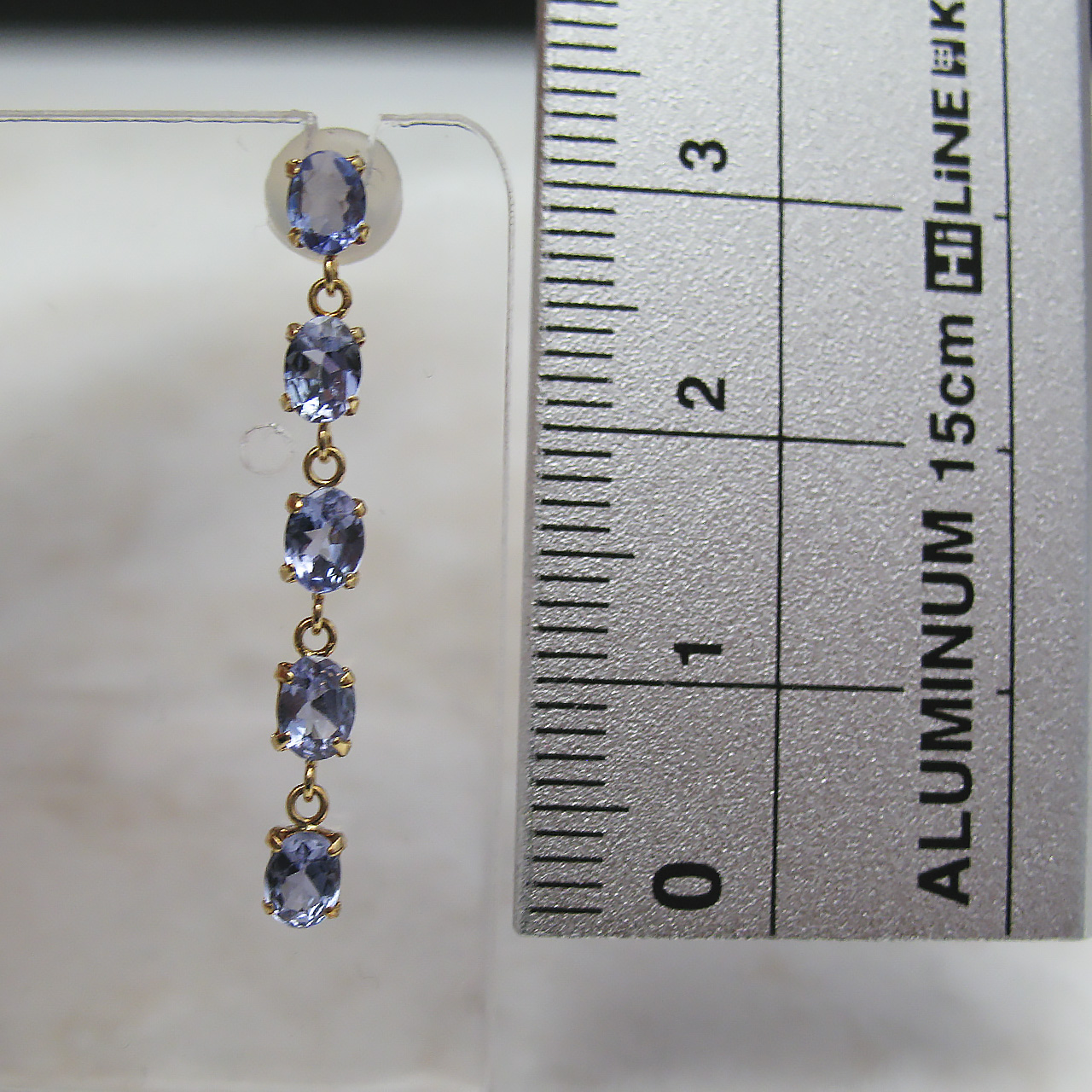 Bijoux fromsea K18タンザナイトピアス PE-10674 - 画像 (4)