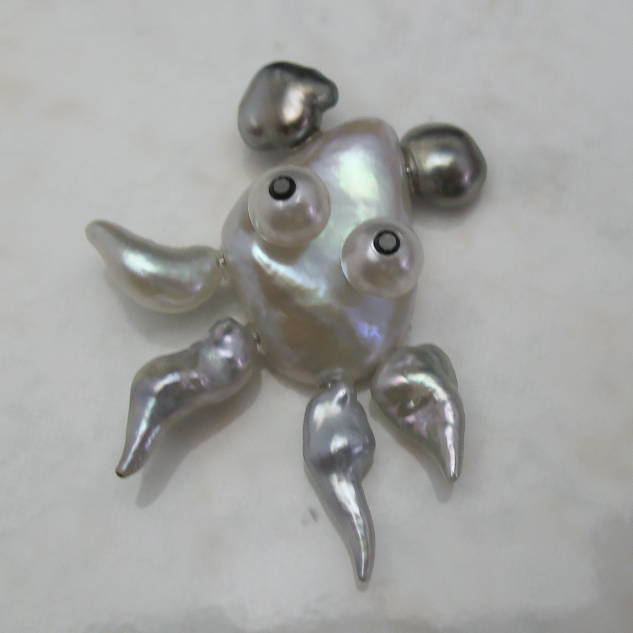 真珠イカちゃん コンペティション ルースの状態です 金具をお選びください - 画像 (2)