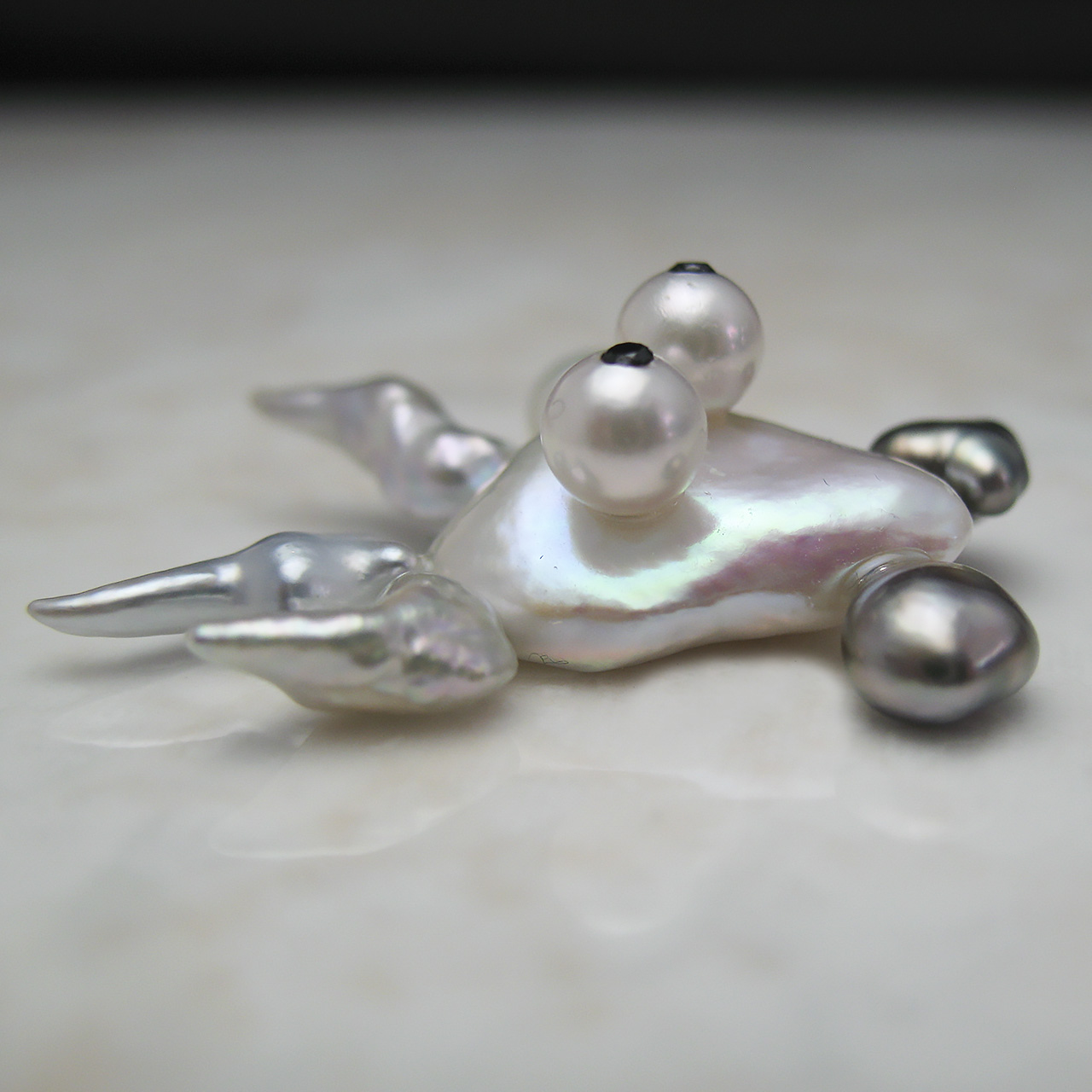 真珠イカちゃん コンペティション ルースの状態です 金具をお選びください - 画像 (3)