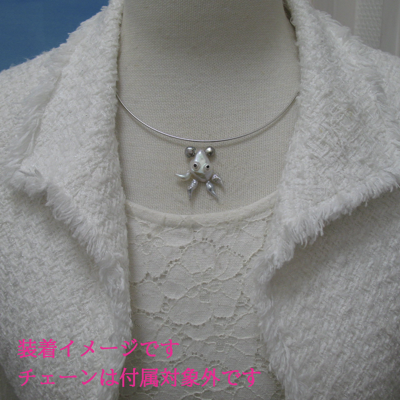 真珠イカちゃん コンペティション ルースの状態です 金具をお選びください - 画像 (6)