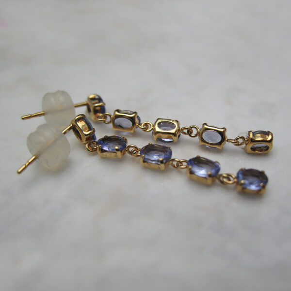 Bijoux fromsea K18タンザナイトピアス PE-10674 - 画像 (5)