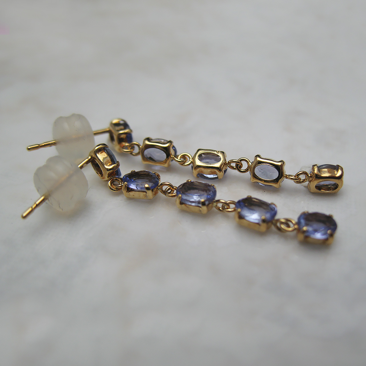 Bijoux fromsea K18タンザナイトピアス PE-10674 - 画像 (5)