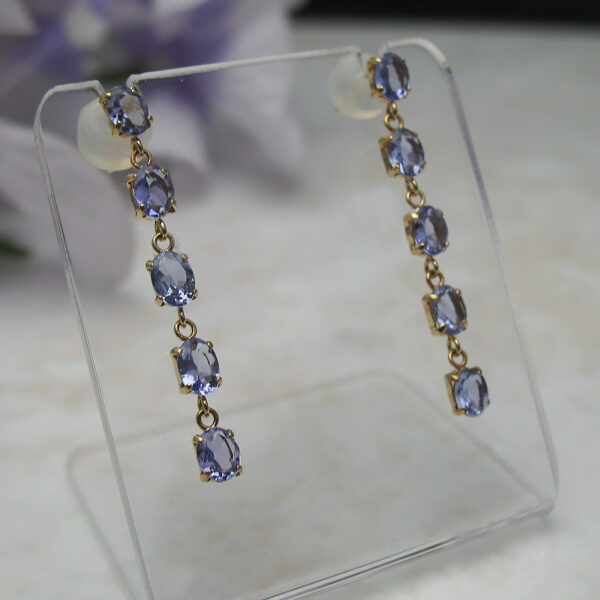 Bijoux fromsea K18タンザナイトピアス PE-10674