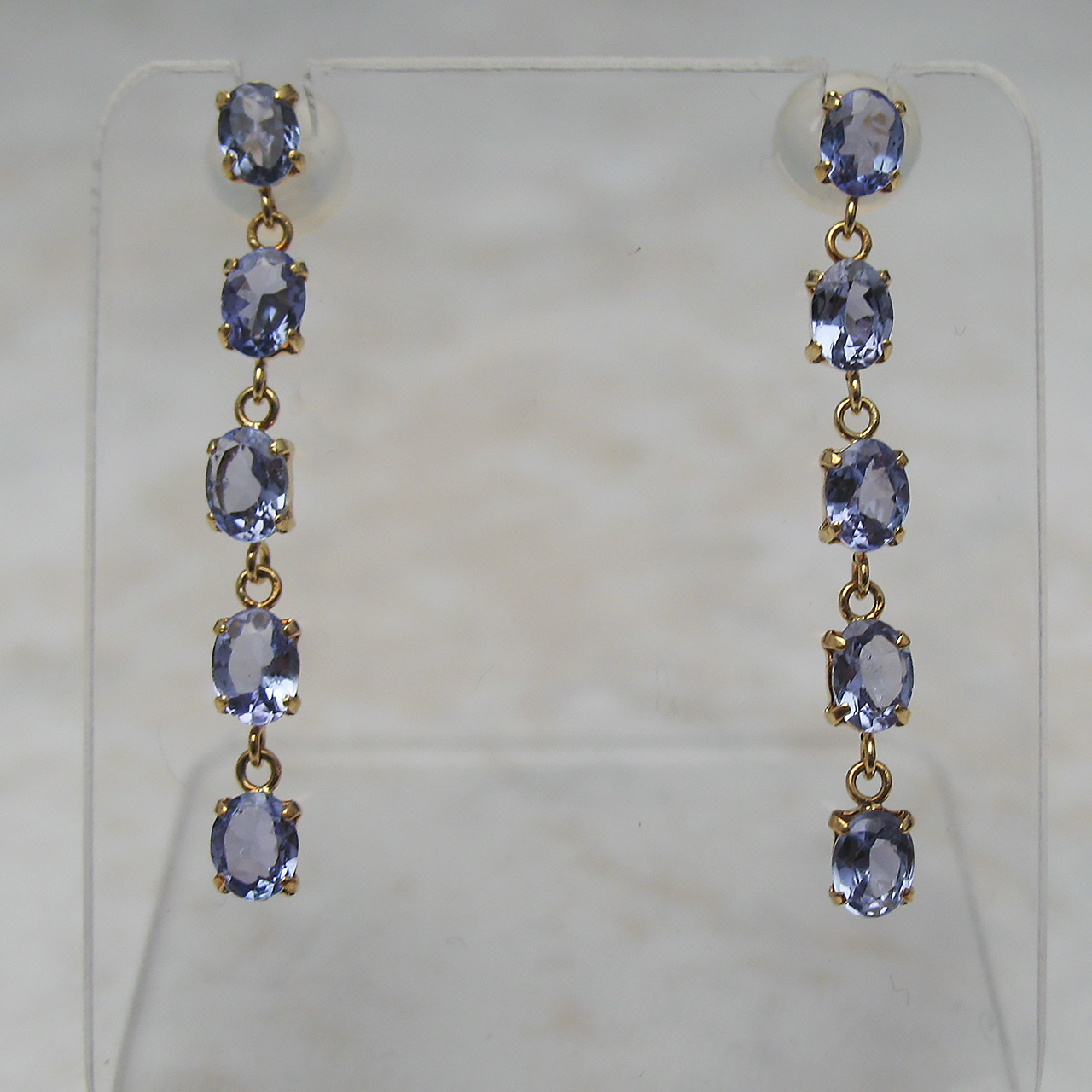 Bijoux fromsea K18タンザナイトピアス PE-10674 - 画像 (2)