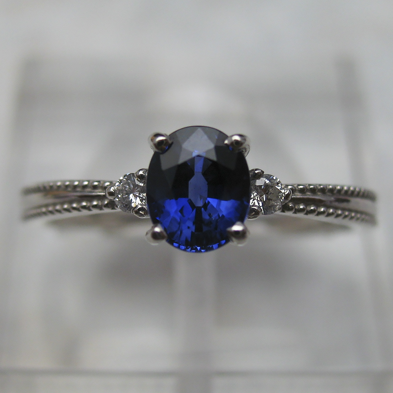 Bijoux fromsea Pt900サファイアリング - 画像 (2)