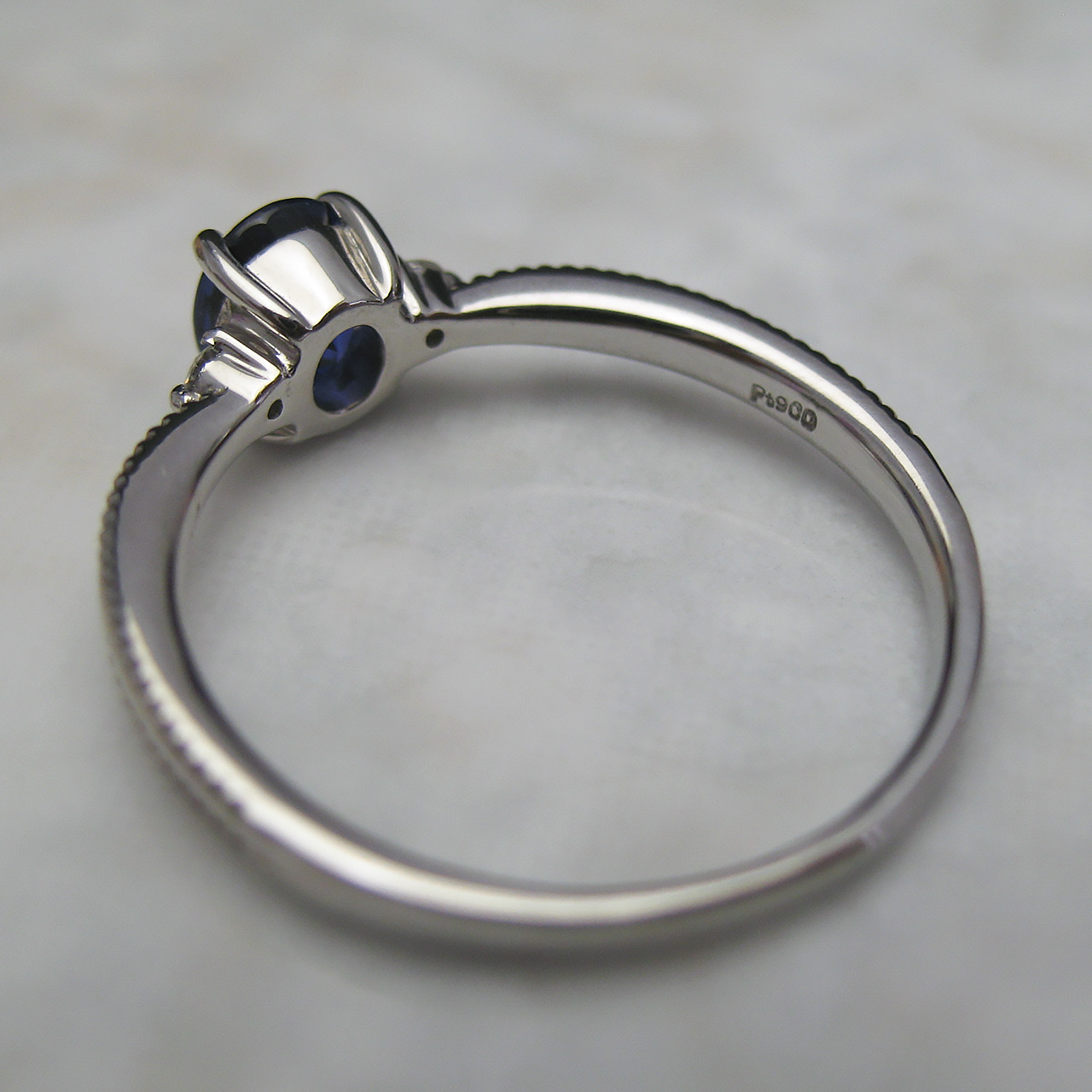 Bijoux fromsea Pt900サファイアリング - 画像 (5)