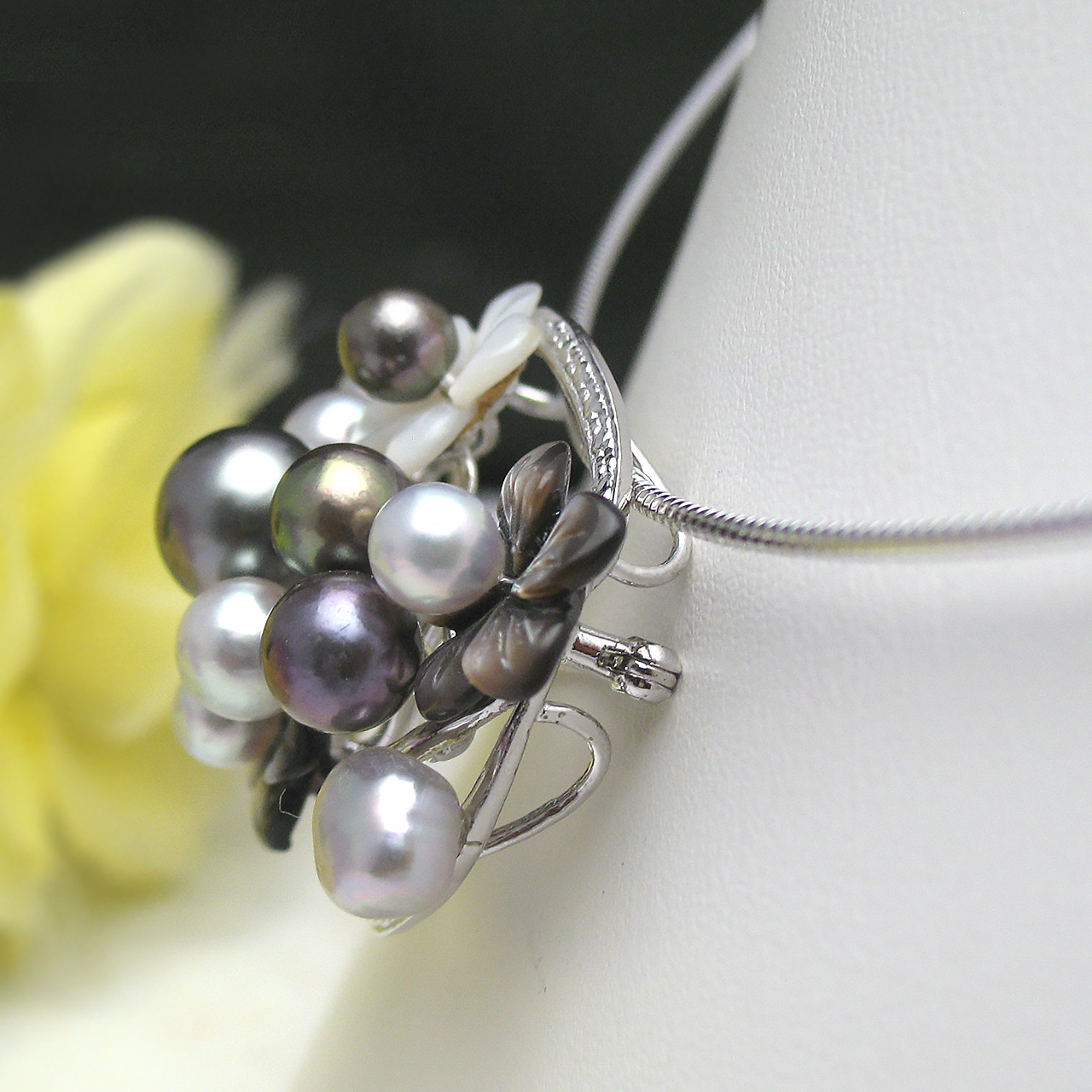 『オリエンタルファンタジー ブラックスペシャル 』　ブローチ兼ペンダント - 画像 (4)