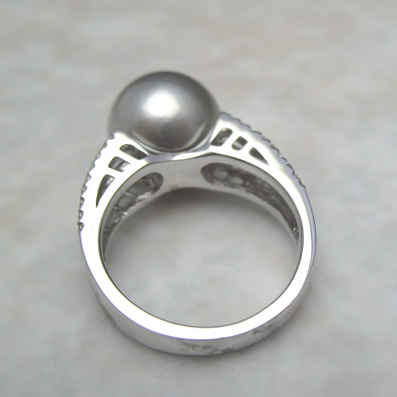 SV　11.7ミリ黒蝶 リング - 画像 (5)