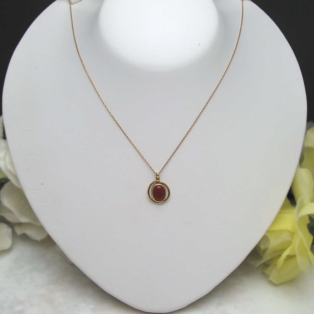 Bijoux fromsea K18血赤珊瑚ペンダント TK-11214 - 画像 (2)