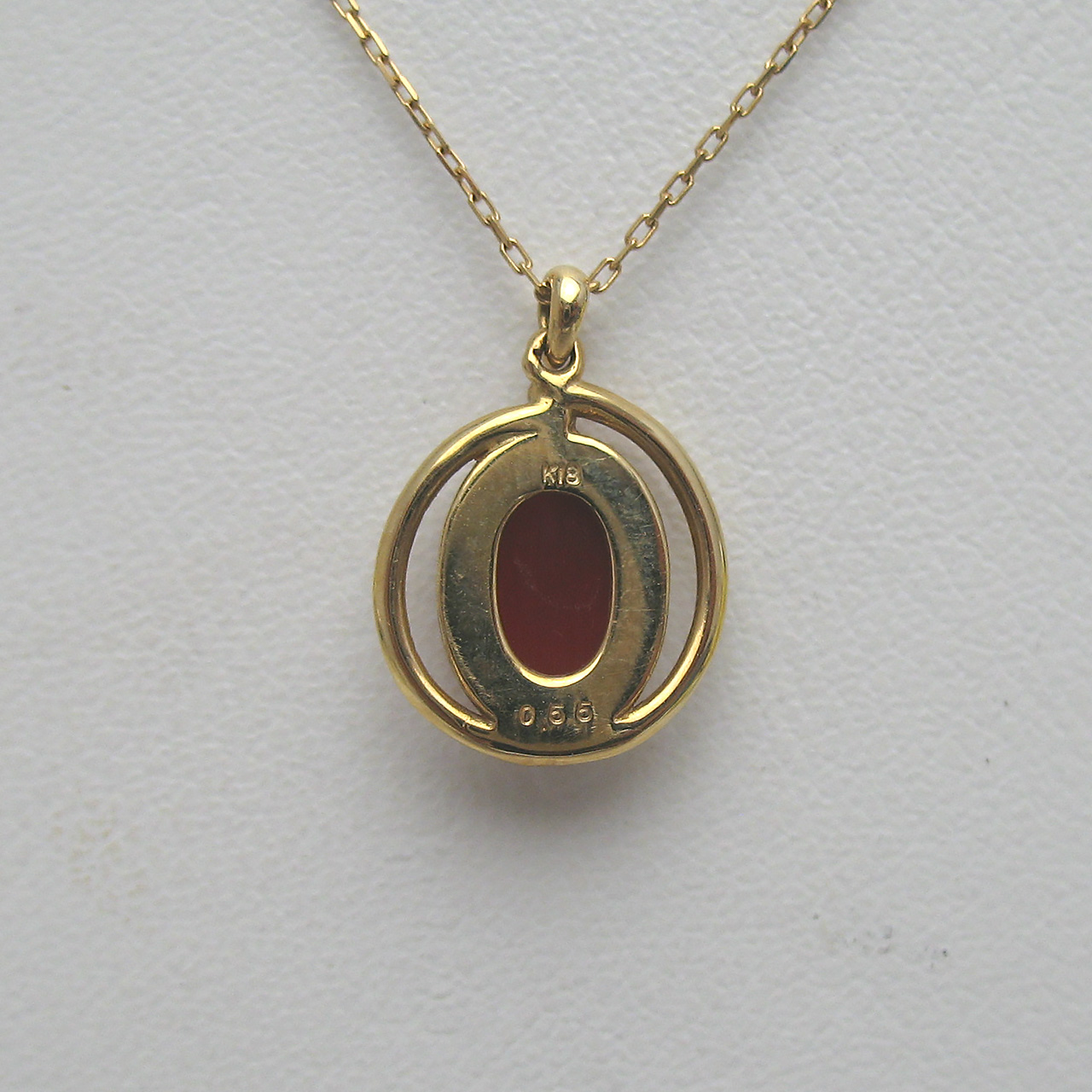 Bijoux fromsea K18血赤珊瑚ペンダント TK-11214 - 画像 (5)