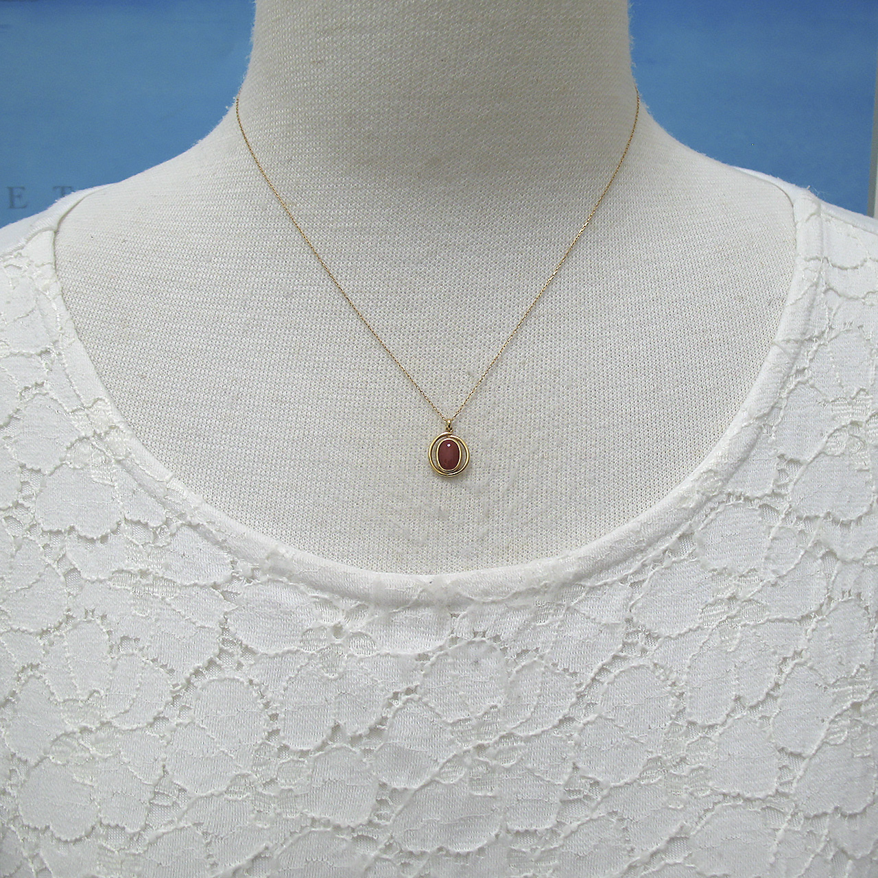 Bijoux fromsea K18血赤珊瑚ペンダント TK-11214 - 画像 (7)