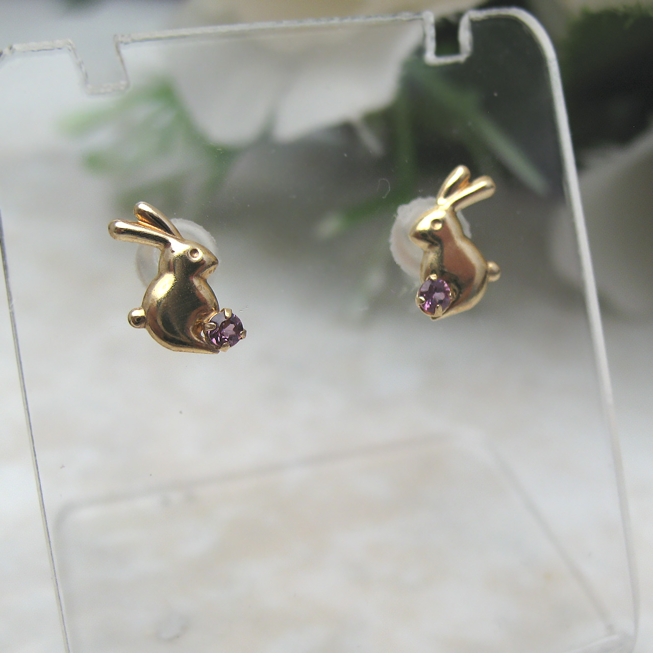 Bijoux fromsea K10ガーネットピアス RV2347RG クーポン対象外