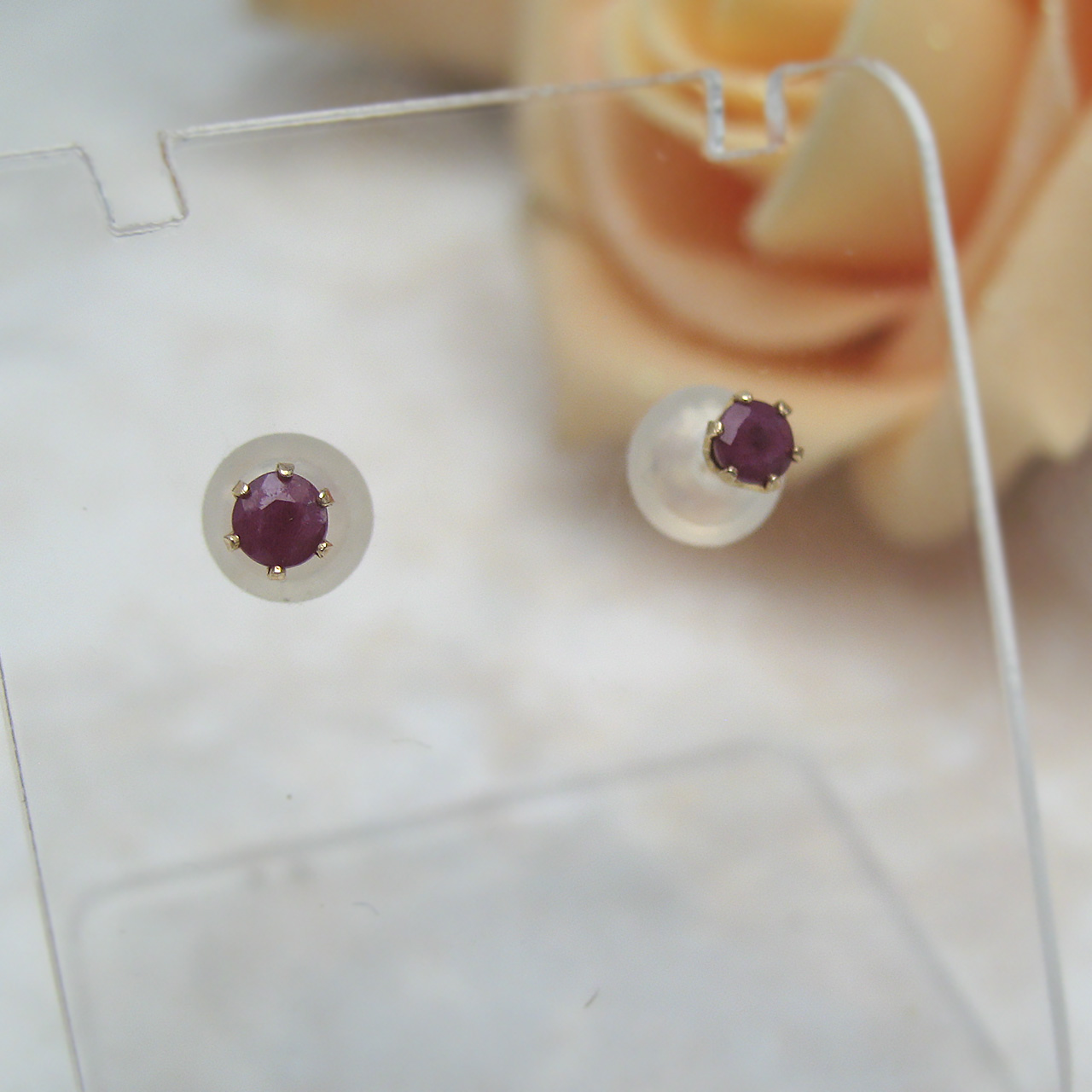 『Bijoux fromsea K10ルビーピアス』