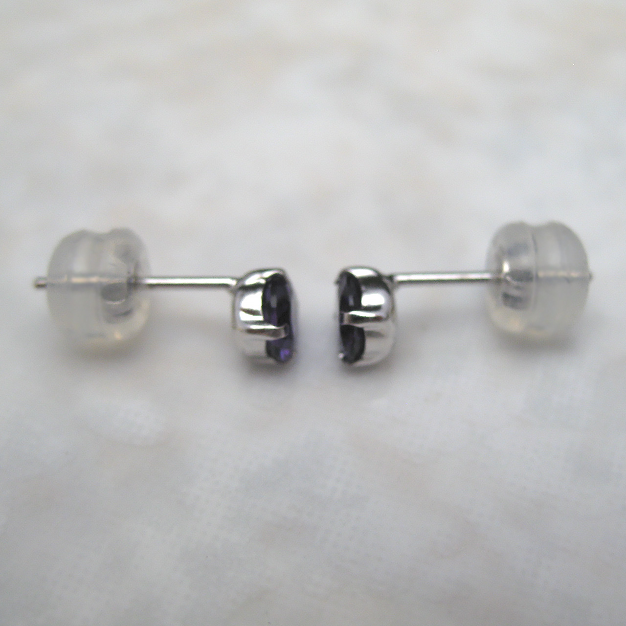 Bijoux fromsea　K18WGアメジストピアス - 画像 (4)