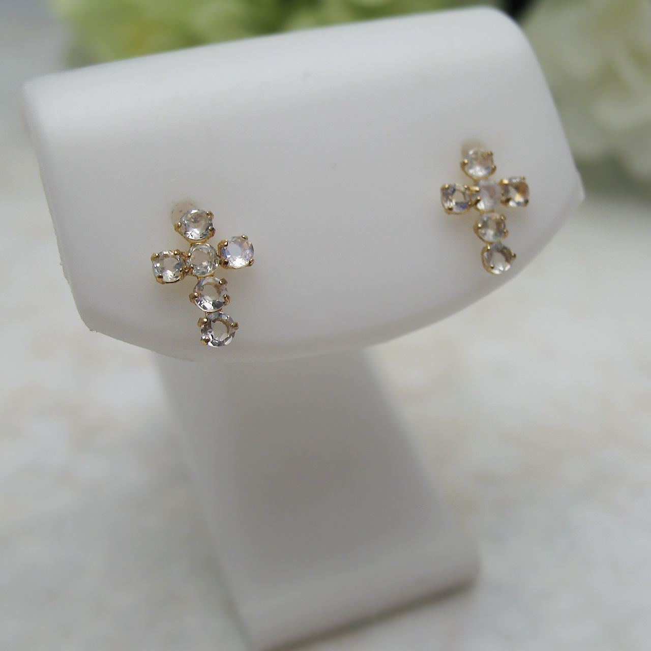 Bijoux fromsea K10ムーンストーンピアス