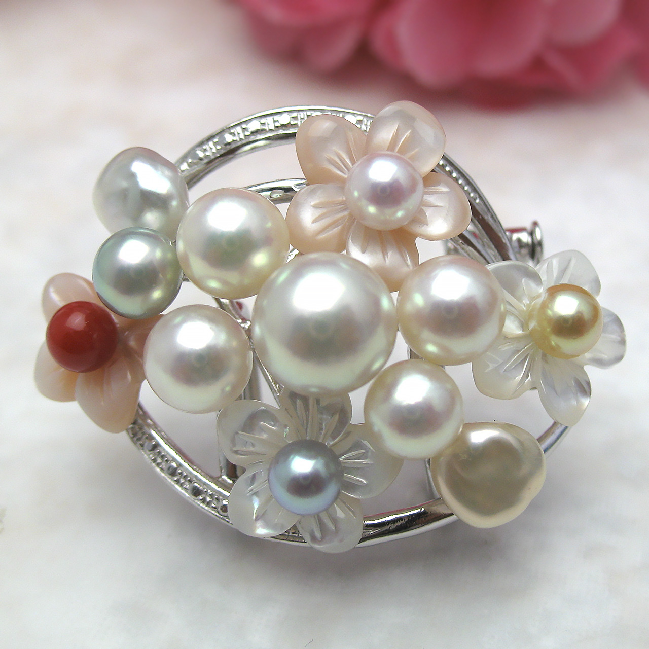 オリエンタルファンタジー　プリンセスマジック ブローチ兼用帯留め