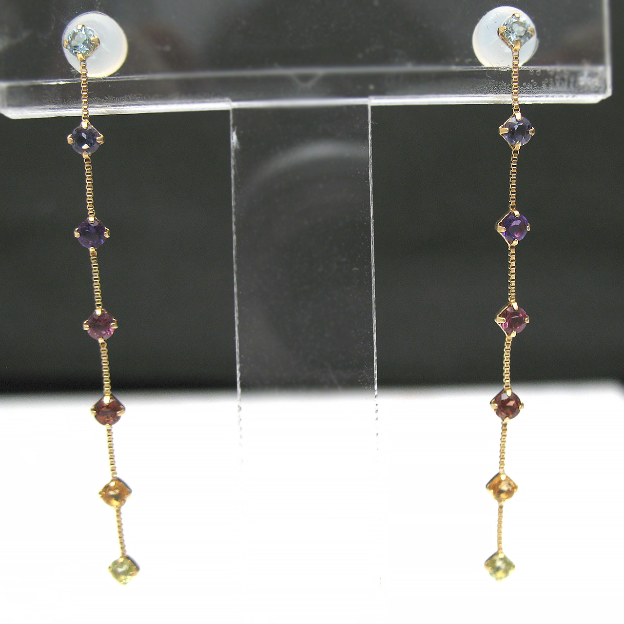 Bijoux fromsea　 K10カラーストーンピアス RV1861HK - 画像 (2)