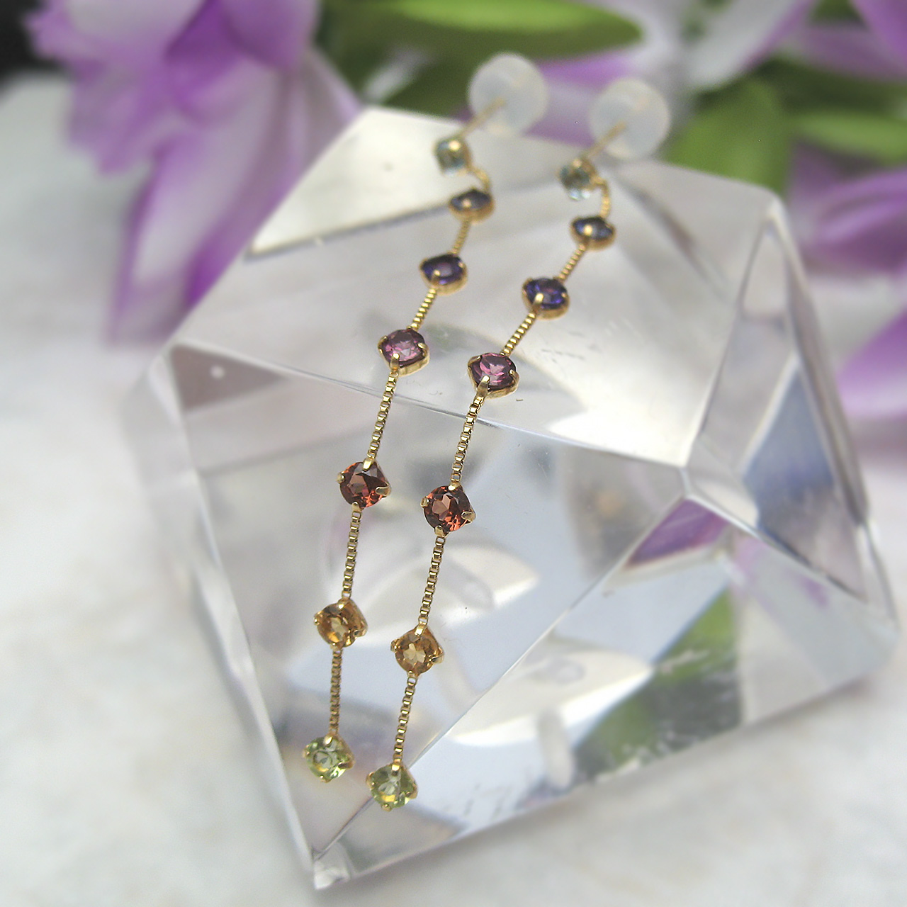 Bijoux fromsea　 K10カラーストーンピアス RV1861HK - 画像 (5)