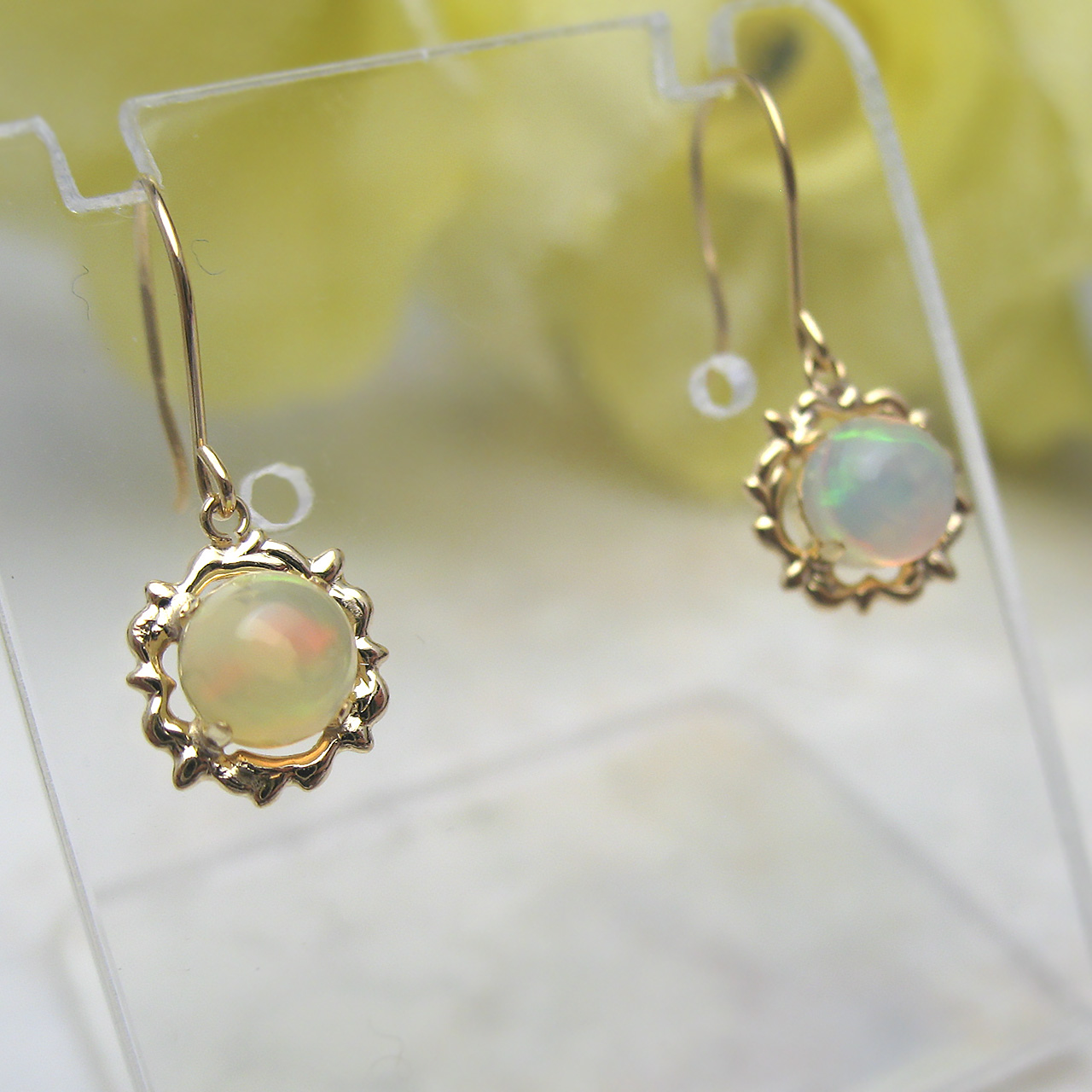 Bijoux fromsea K18 オパールピアス　PE-1193