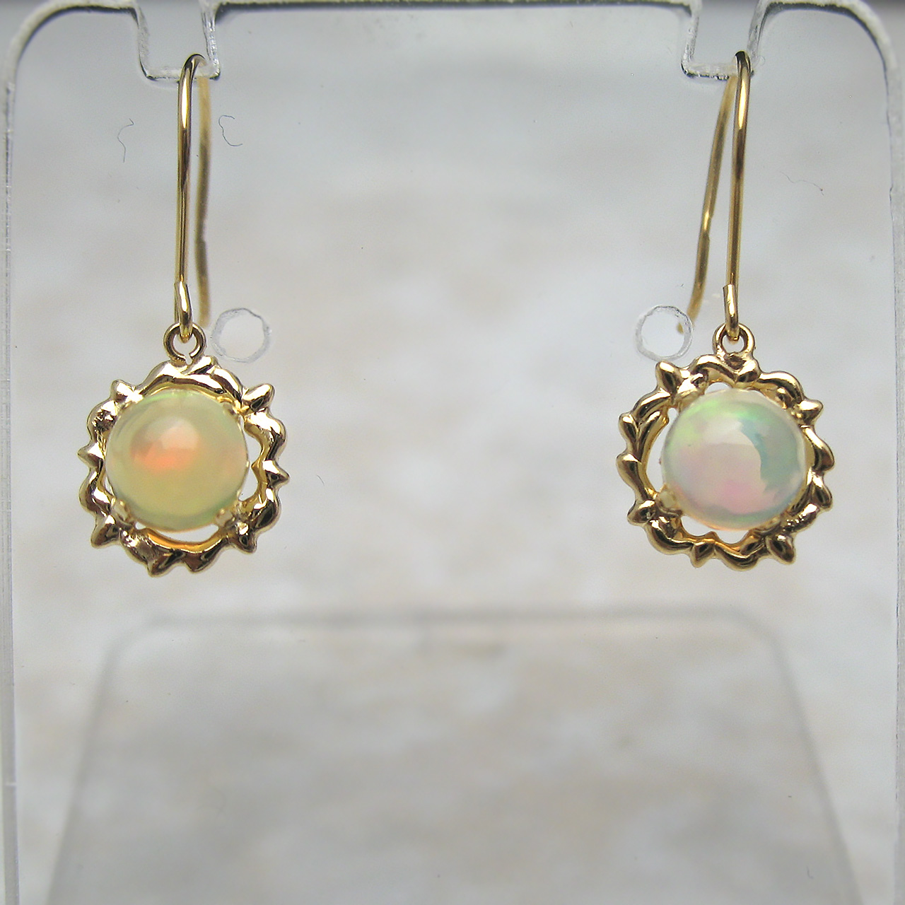 Bijoux fromsea K18 オパールピアス　PE-1193 - 画像 (2)