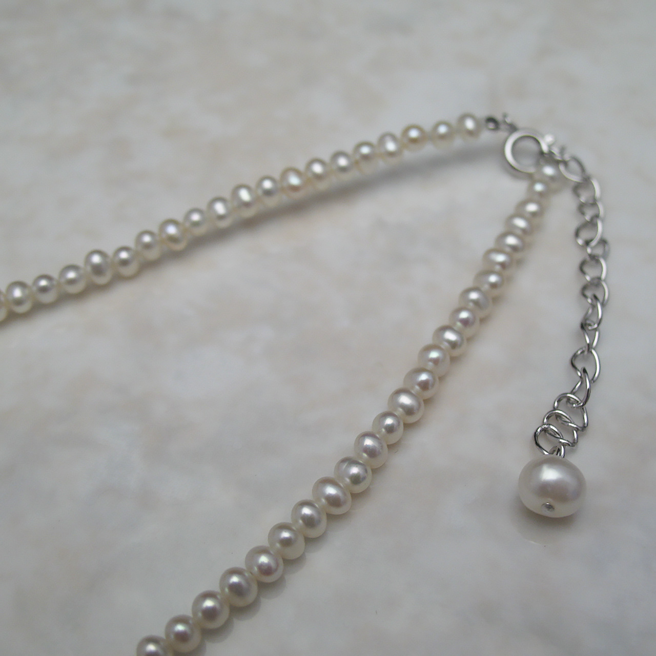 あこや＆ 淡水真珠 ステーションネックレス - 画像 (4)