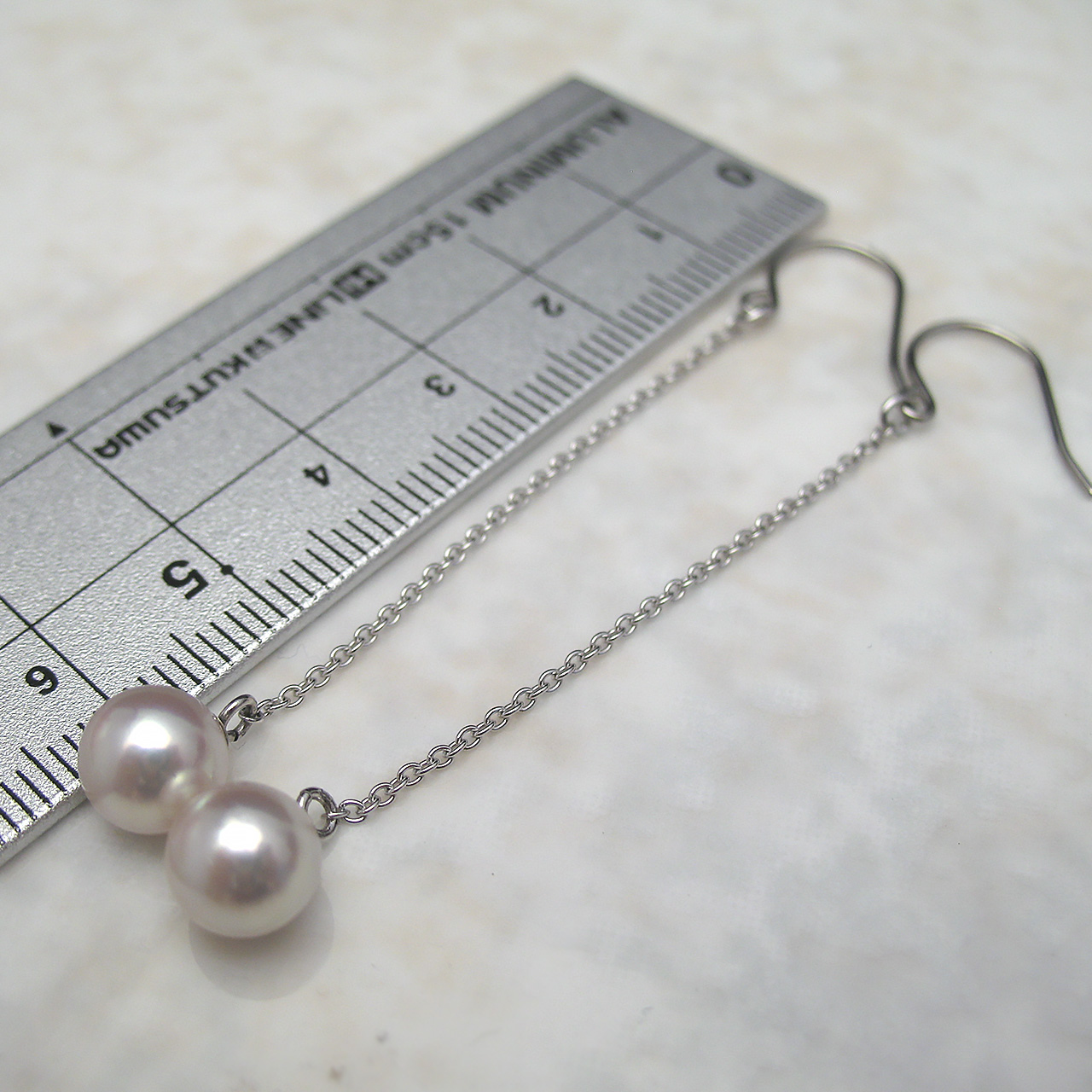 あこやチェーンピアスサージカルステンレス・SV - 画像 (4)