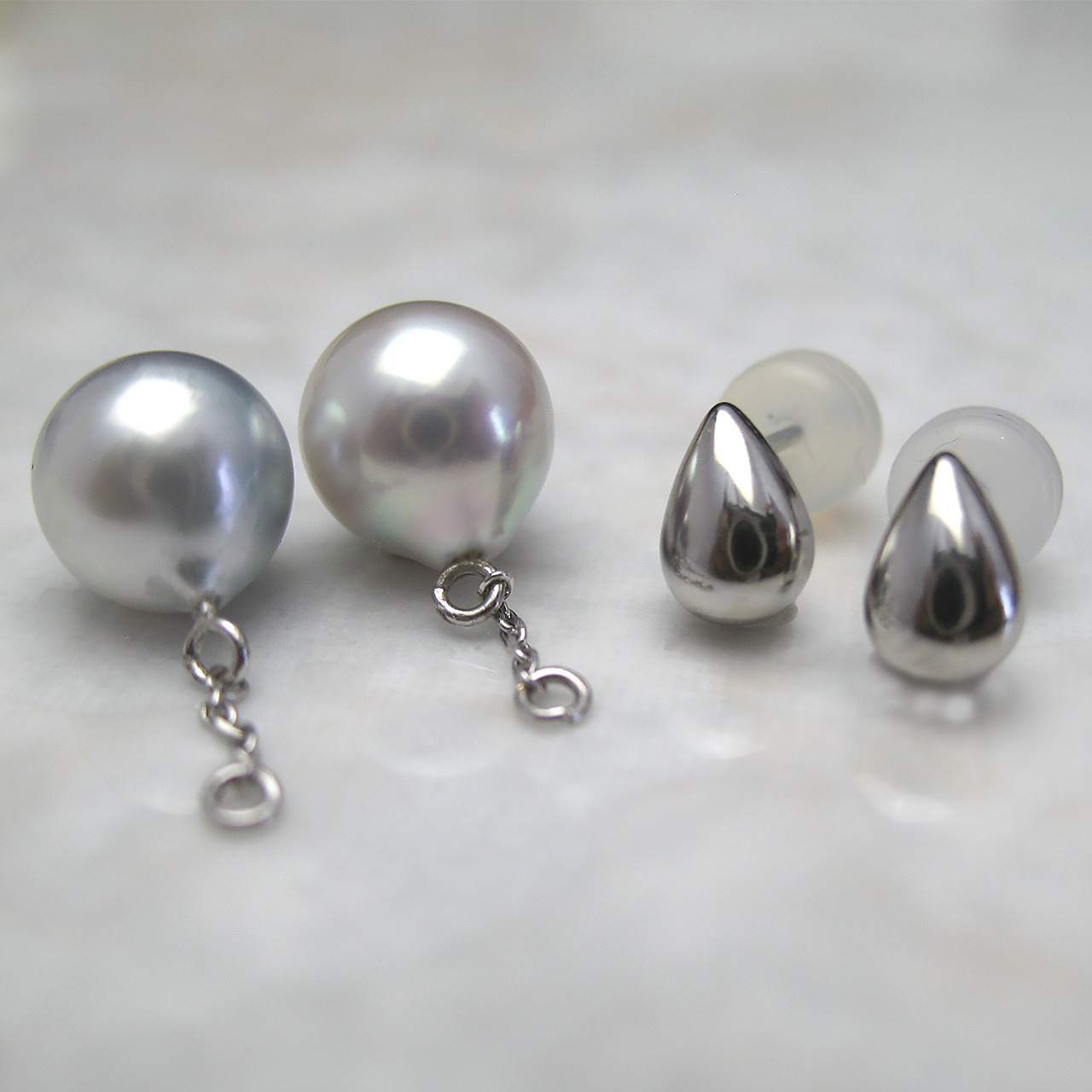 Ptあこやナチュラルチャームピアス - 画像 (4)