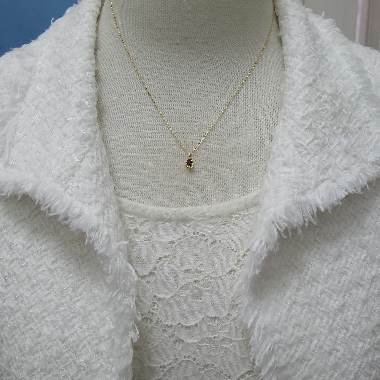 Bijoux fromsea K18ルビーペンダント - 画像 (6)