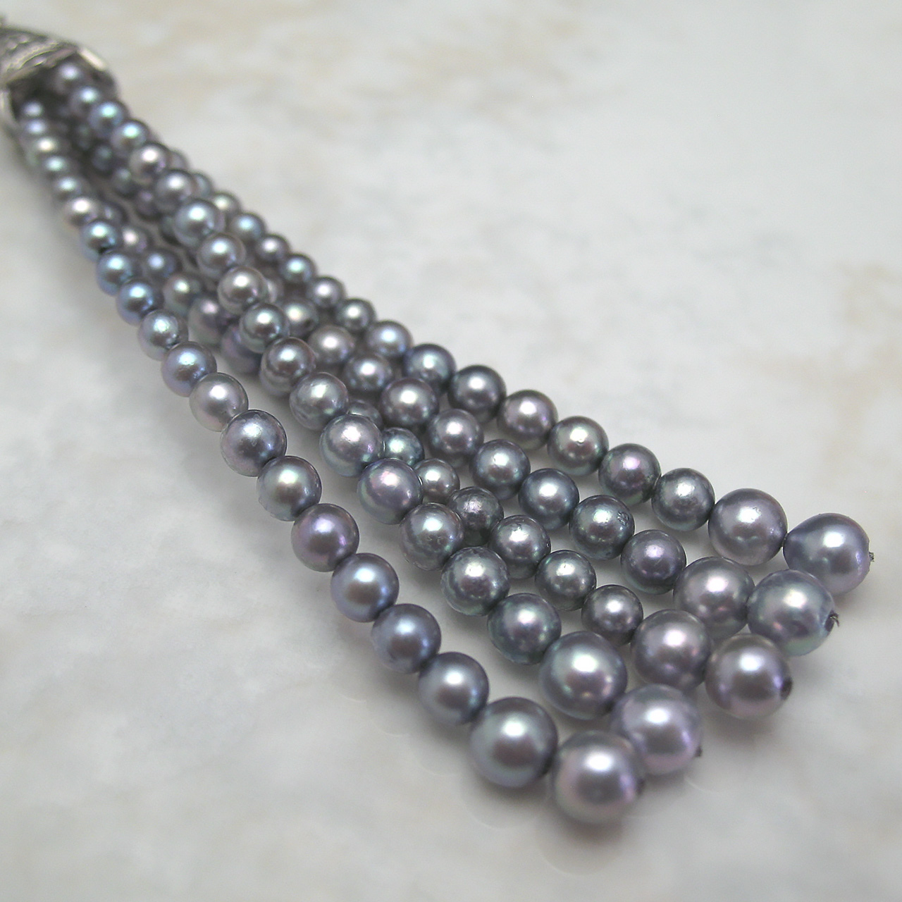 あこや真珠タッセル クリッカーペンダントSV - 画像 (6)