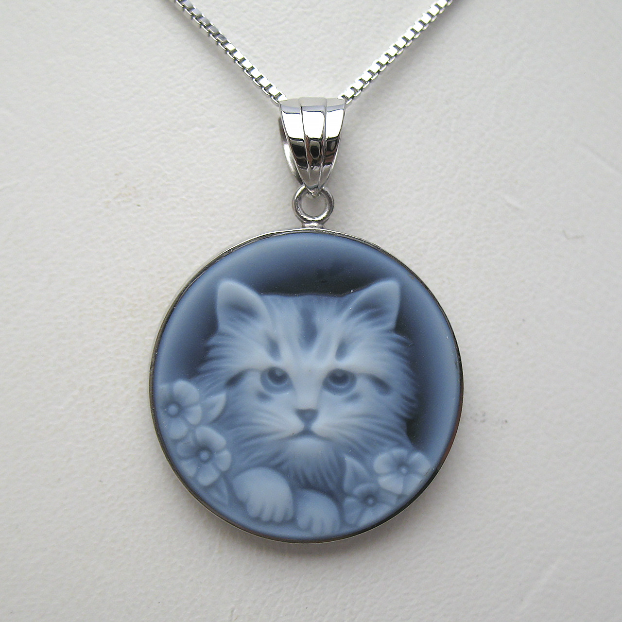 Bijoux  fromsea Pt900ストーンカメオペンダント - 画像 (3)