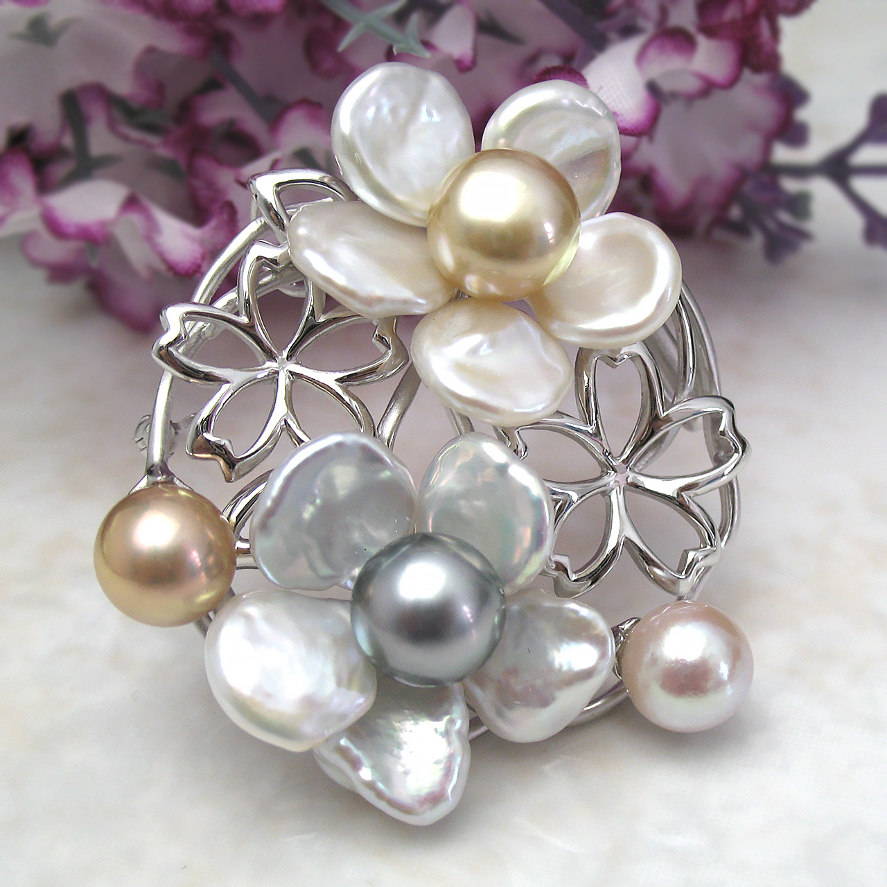 Timeless Flower ブローチ兼帯留め兼ペンダントスペシャルコンペティション - 画像 (7)