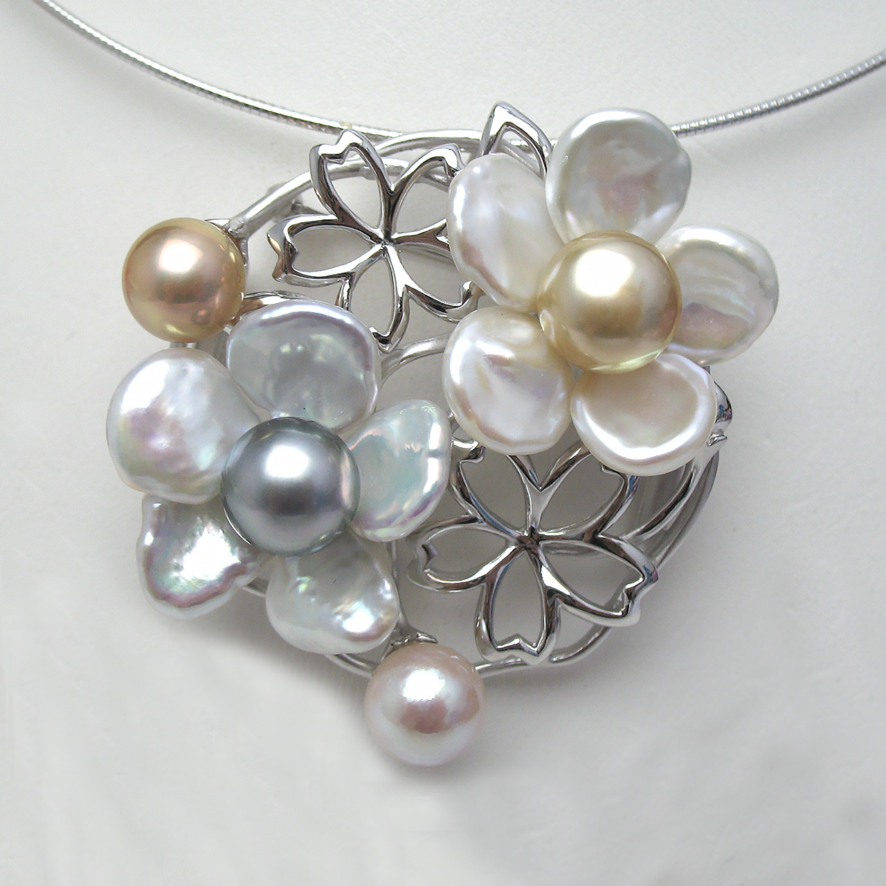 Timeless Flower ブローチ兼帯留め兼ペンダントスペシャルコンペティション - 画像 (3)