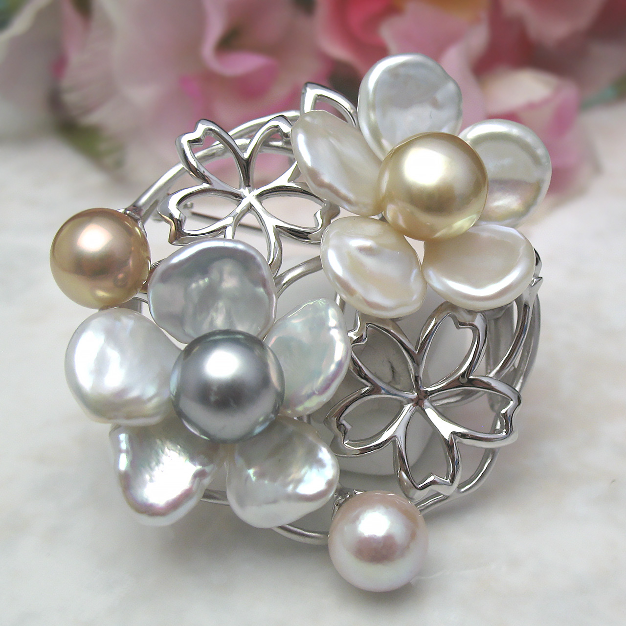 Timeless Flower ブローチ兼帯留め兼ペンダントスペシャルコンペティション