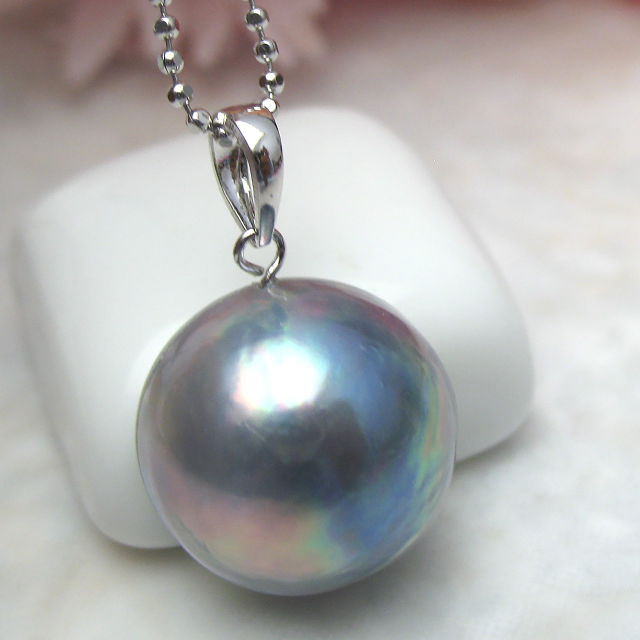 SVマベ真珠ペンダント