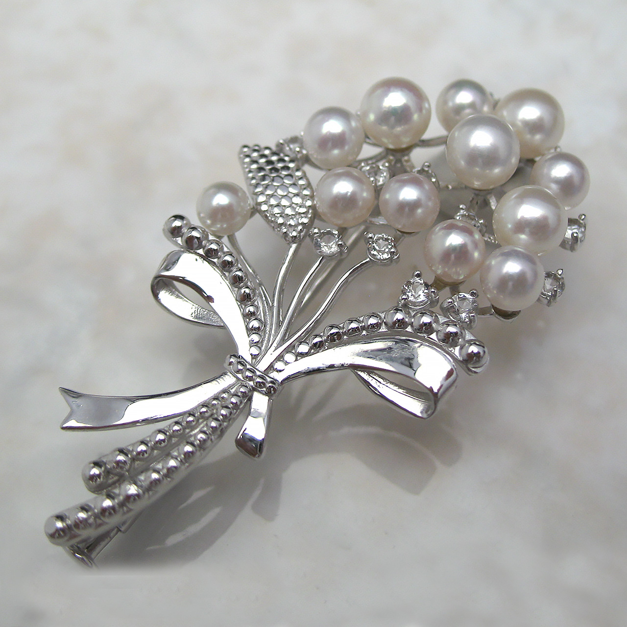 『花束』ブローチ兼ペンダント - 画像 (2)