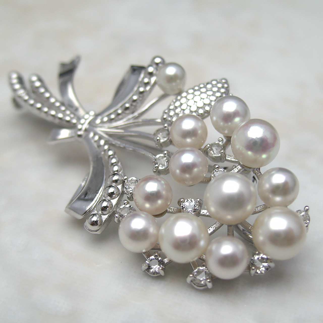 『花束』ブローチ兼ペンダント - 画像 (3)