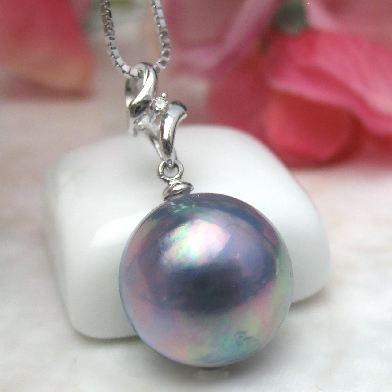 『 Pt900マベペンダント』14.9ミリ