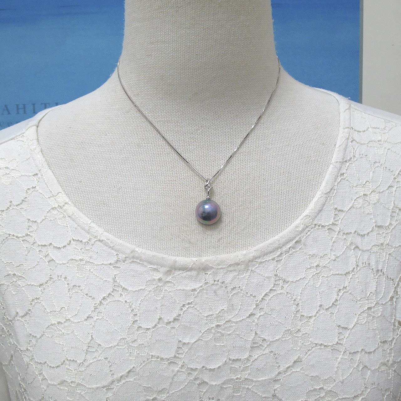 『 Pt900マベペンダント』14.9ミリ - 画像 (7)