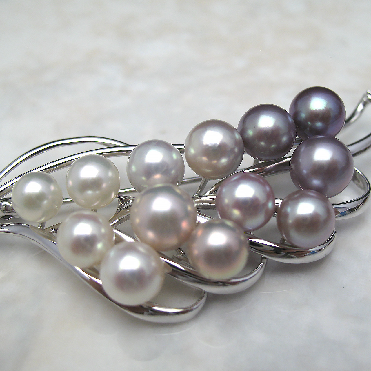 fromseaブローチあこや・淡水ブローチ兼ペンダント - 画像 (4)