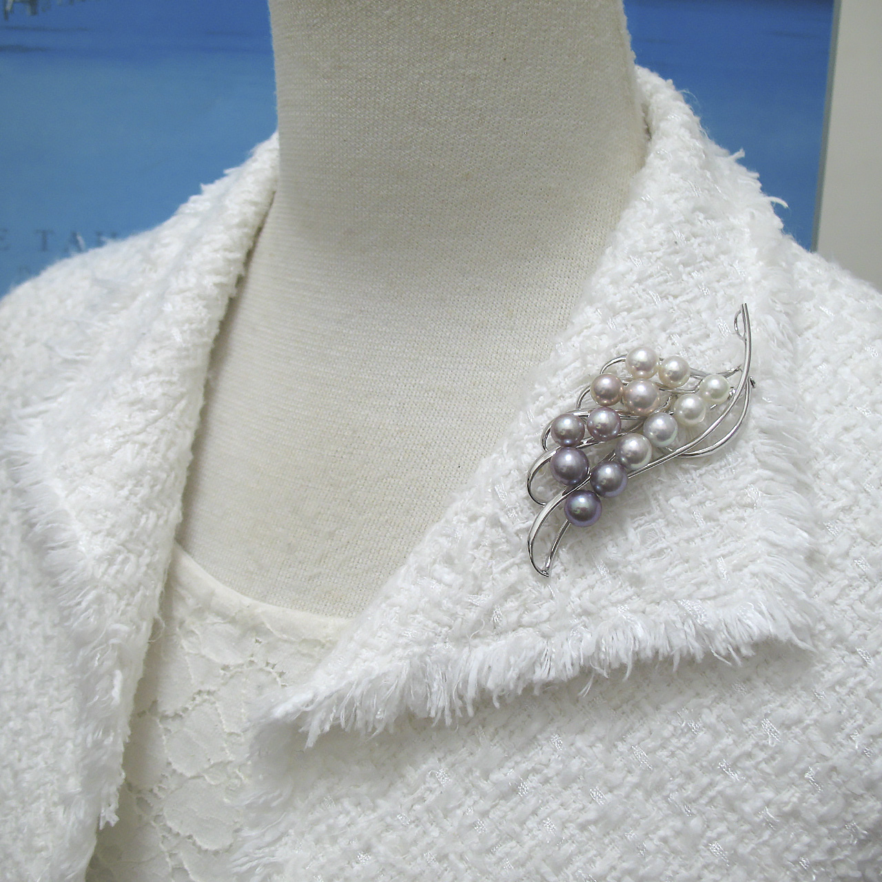 fromseaブローチあこや・淡水ブローチ兼ペンダント - 画像 (6)