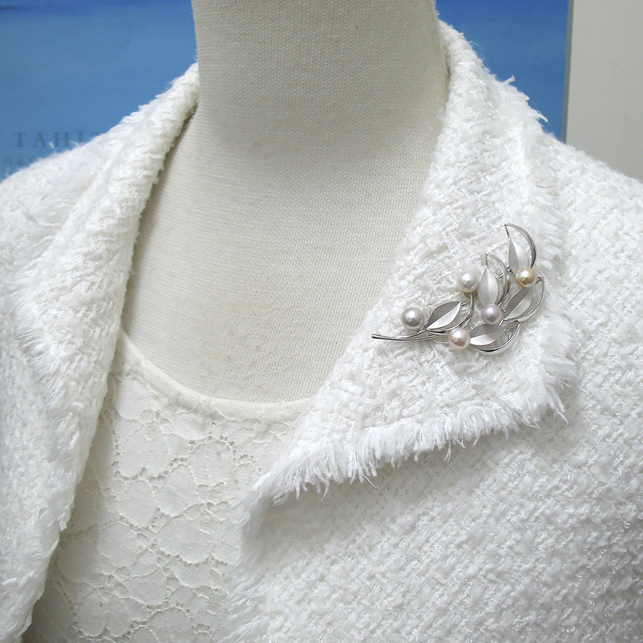 あこやナチュラルブローチ『 木漏れ日マルチカラー スペシャル』 - 画像 (6)