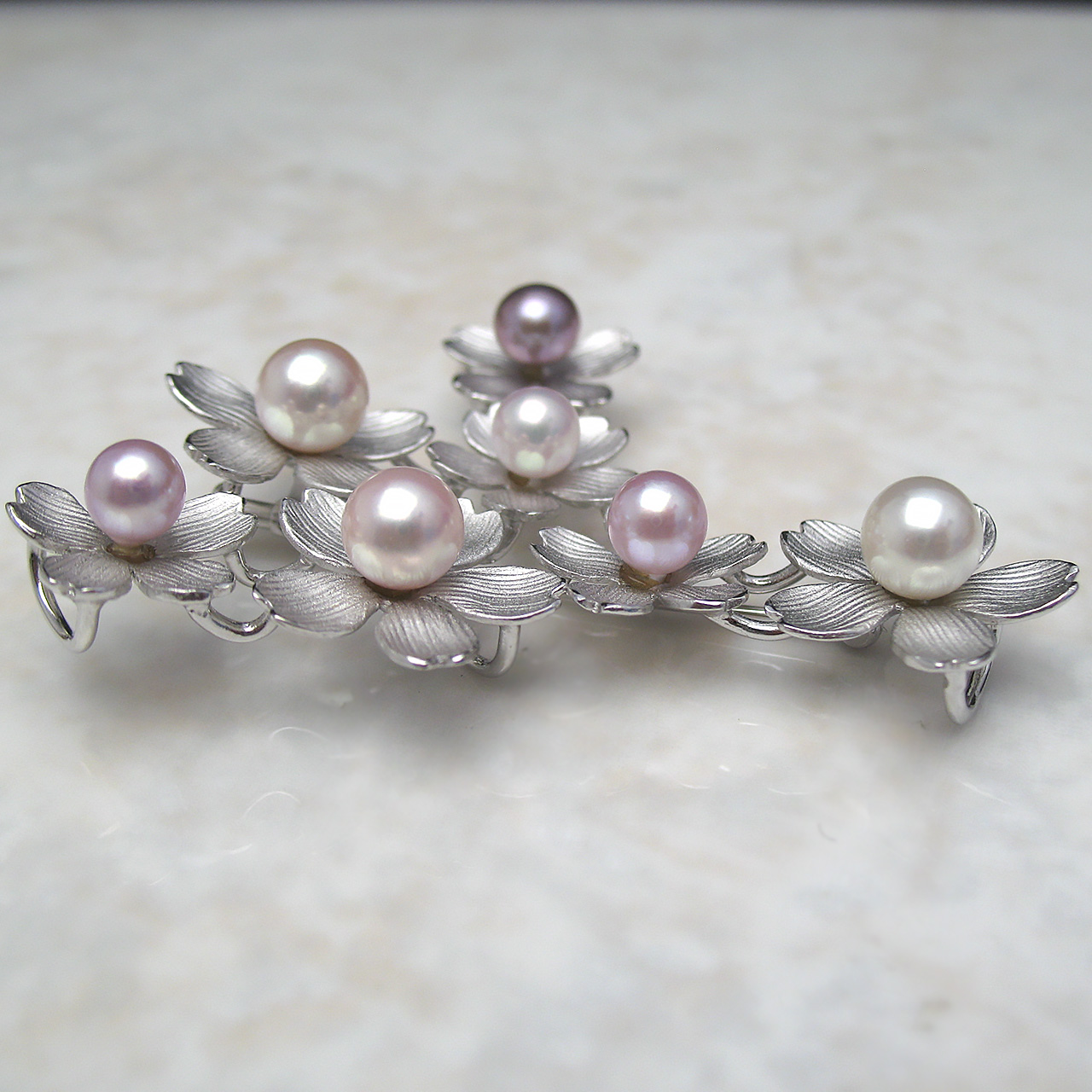 散らない桜ブローチ兼ペンダント - 画像 (4)