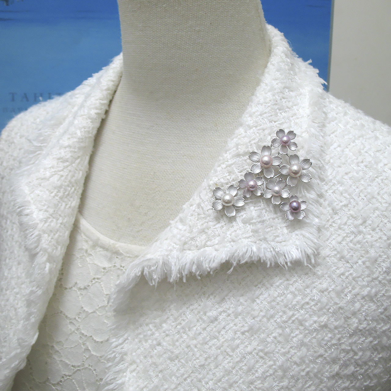 散らない桜ブローチ兼ペンダント - 画像 (6)