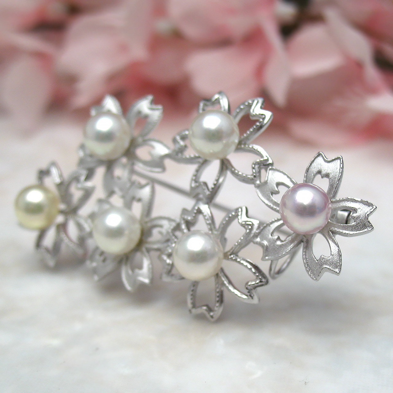 『散らない桜』ブローチ - 画像 (5)