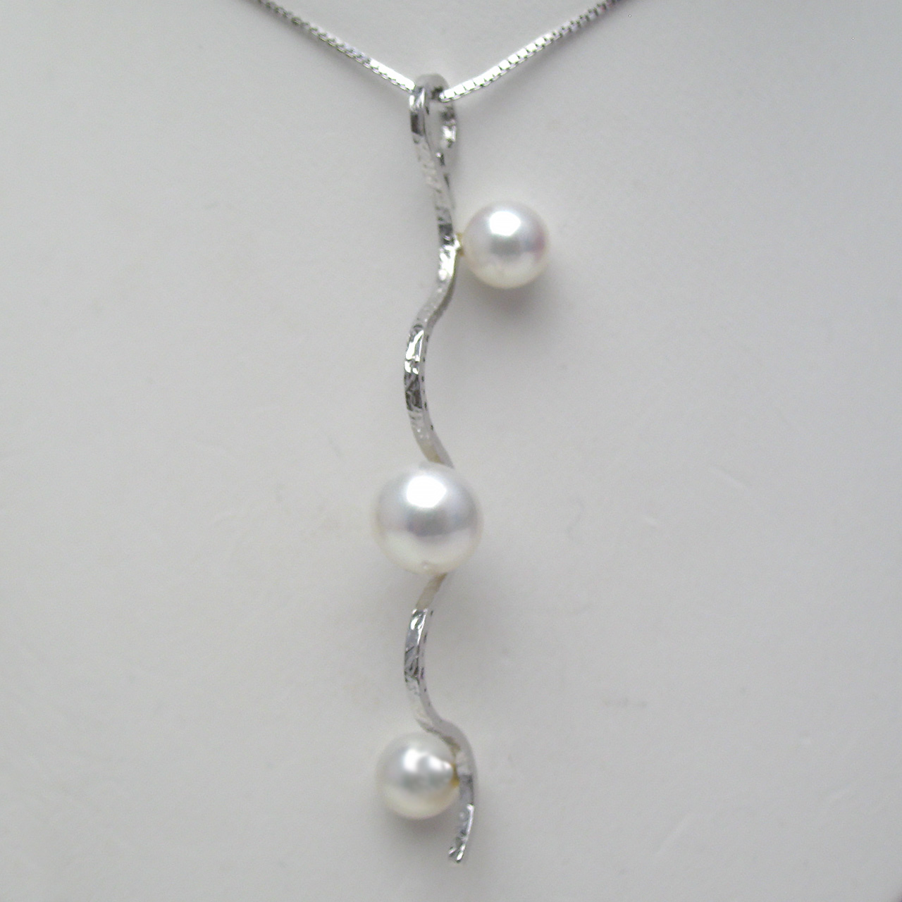 あこや真珠&有核淡水ペンダントSV - 画像 (3)