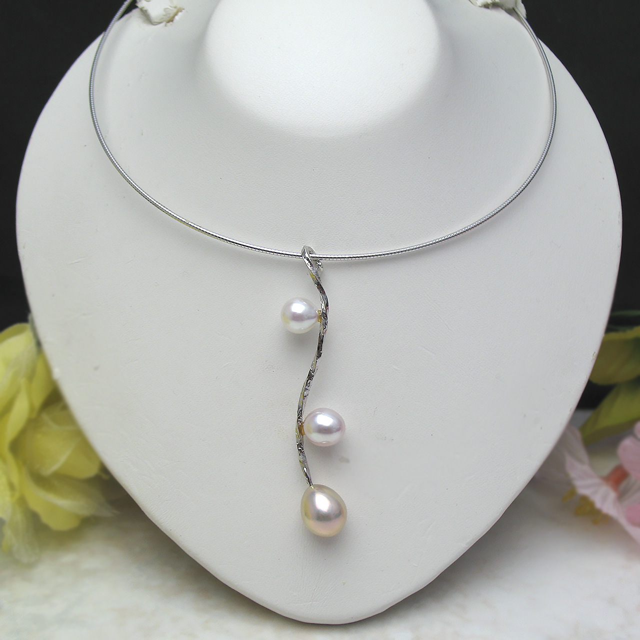 SV淡水真珠ペンダント - 画像 (2)