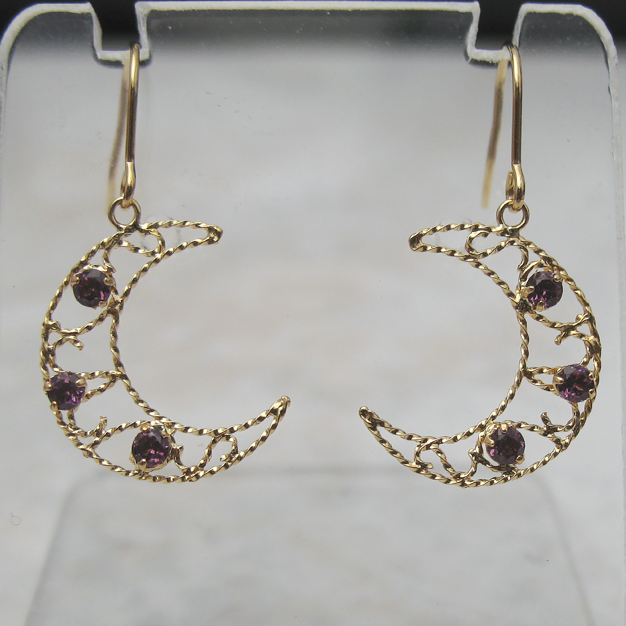 Bijoux fromsea K18ロードライトガーネットピアス　PE-3246 - 画像 (2)