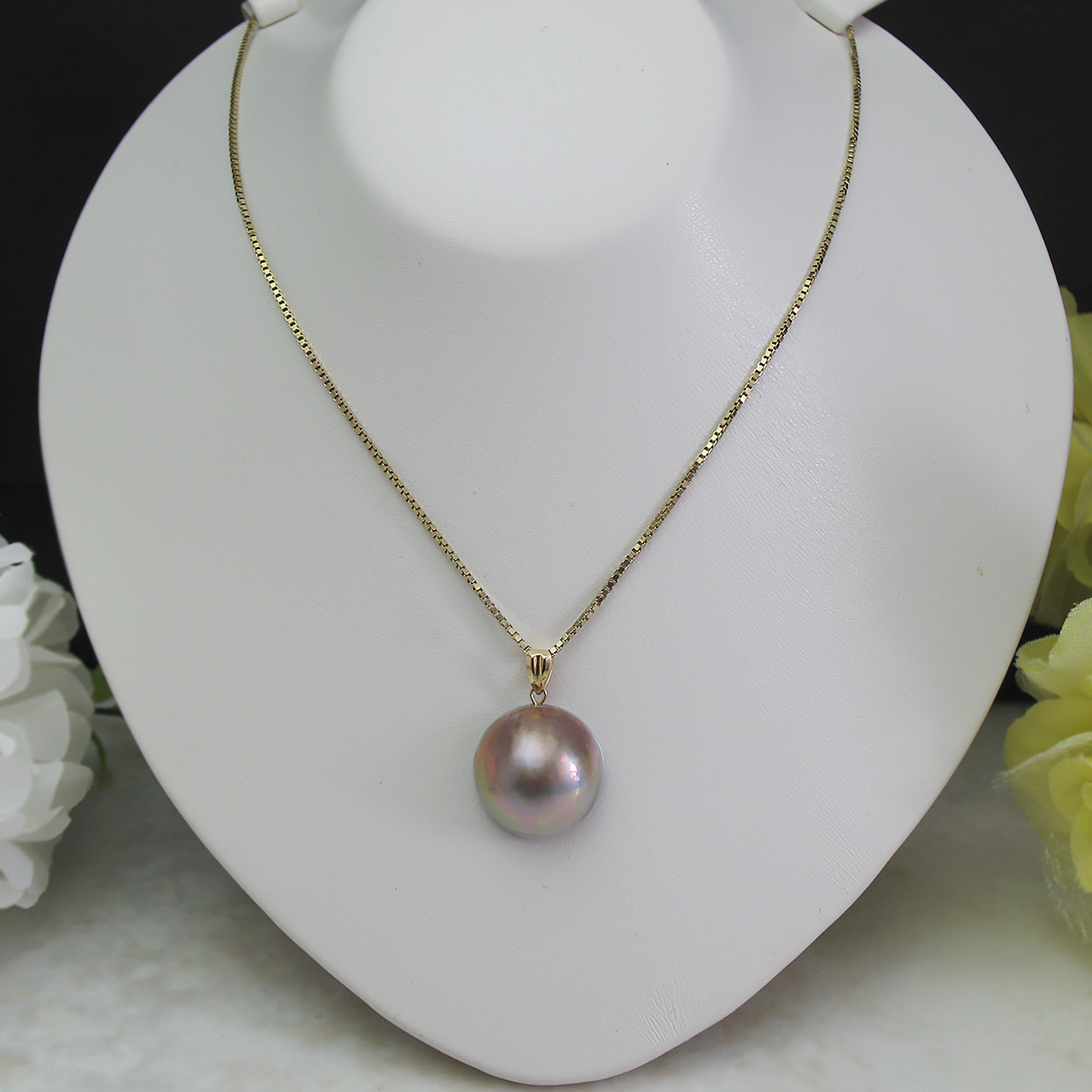 K18マベペンダント 16.5ミリ - 画像 (2)