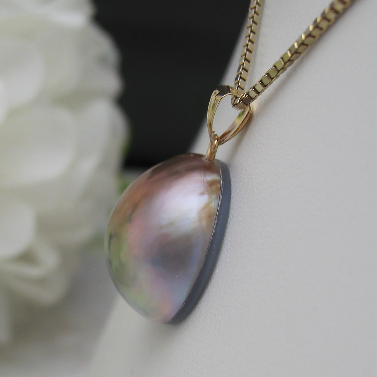 K18マベペンダント 16.5ミリ - 画像 (4)