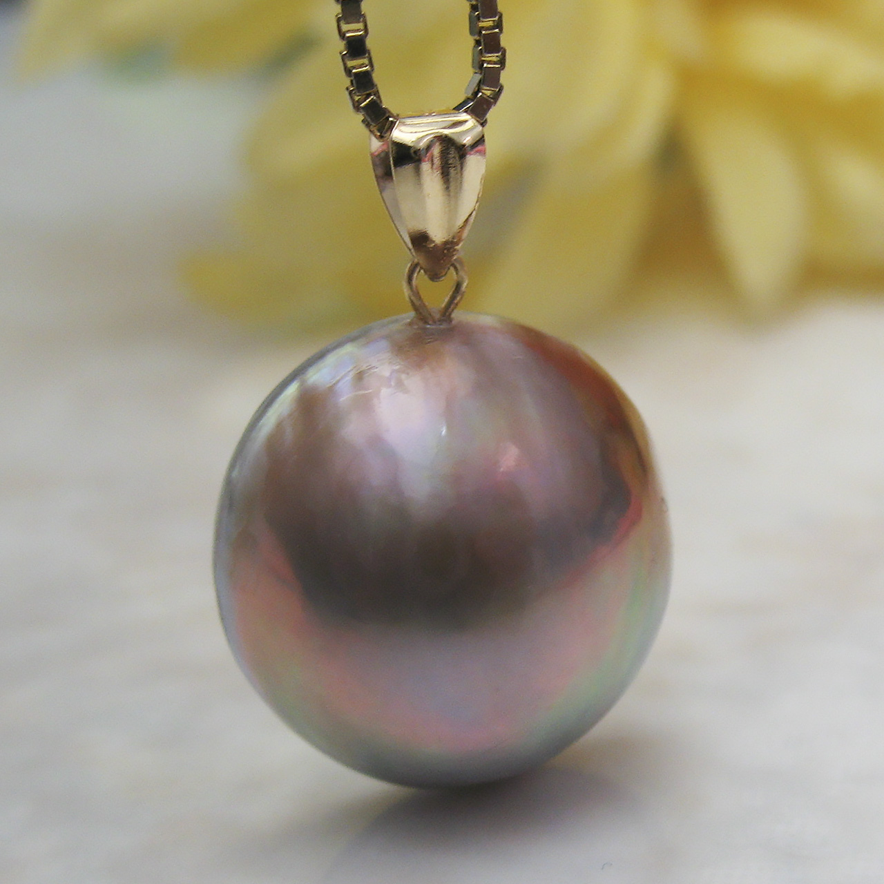 K18マベペンダント 16.5ミリ - 画像 (5)